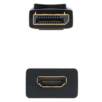 Adaptador DisplayPort Macho / HDMI Fêmea 15cm