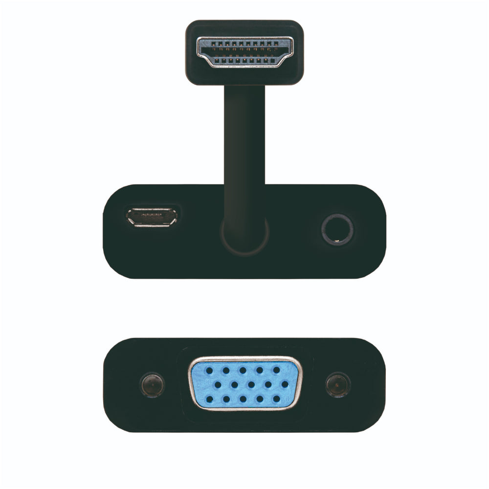 Adaptador HDMI Macho / VGA Fêmea 10cm