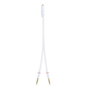 Adaptador Jack 3.5mm Fêmea / 2x Macho 20cm