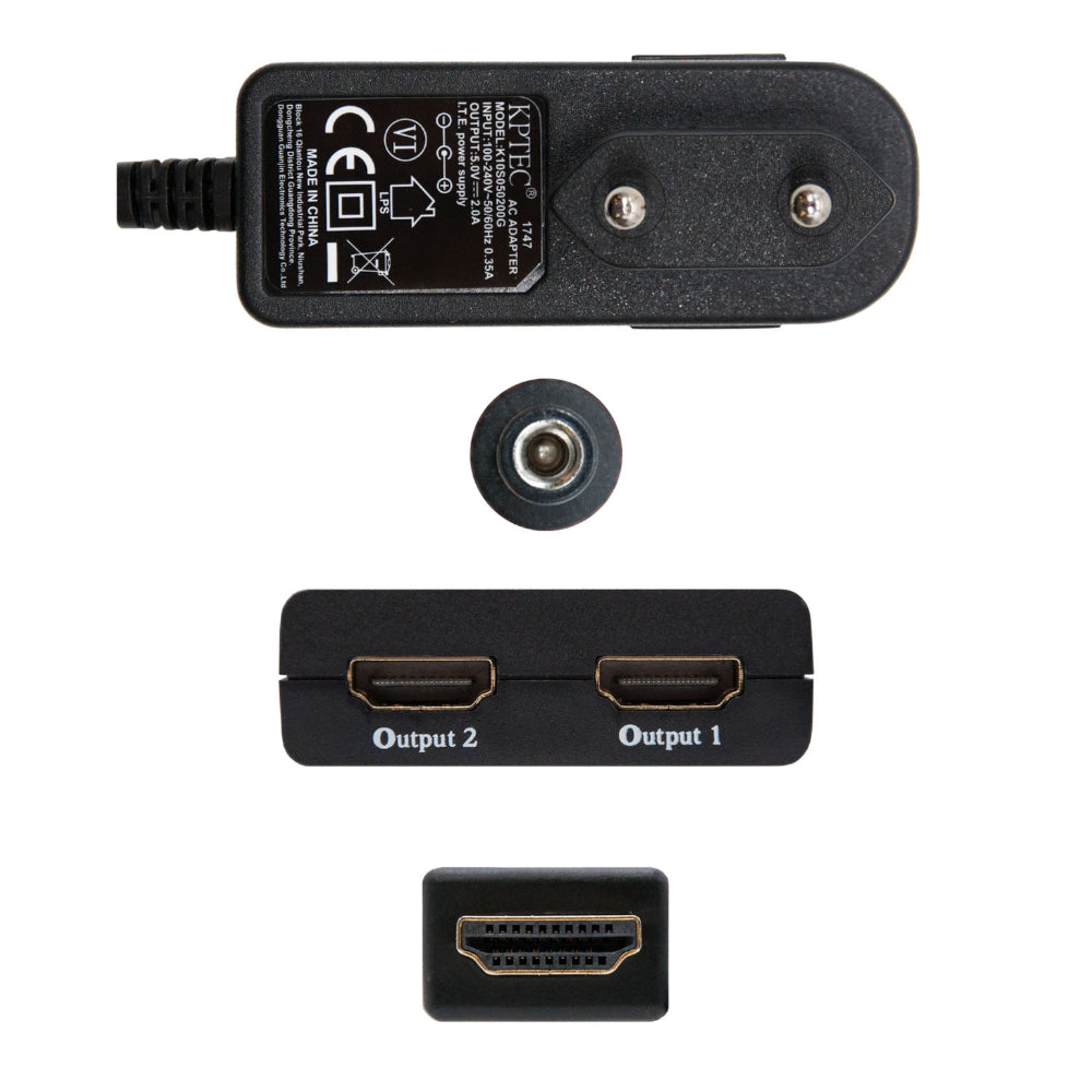 Duplicador Splitter HDMI Macho / 2x Fêmea 50cm