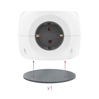 Extensão 3 Tomadas 2x USB-A + 2x USB-C Carregamento WIRELESS