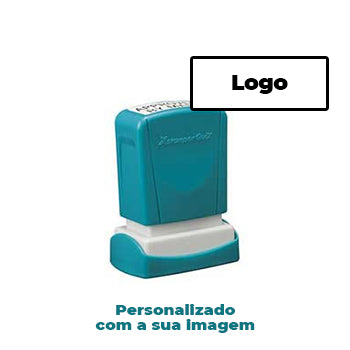 Carimbo 11x25mm Xstamper Quix Preto 1un., personalizado