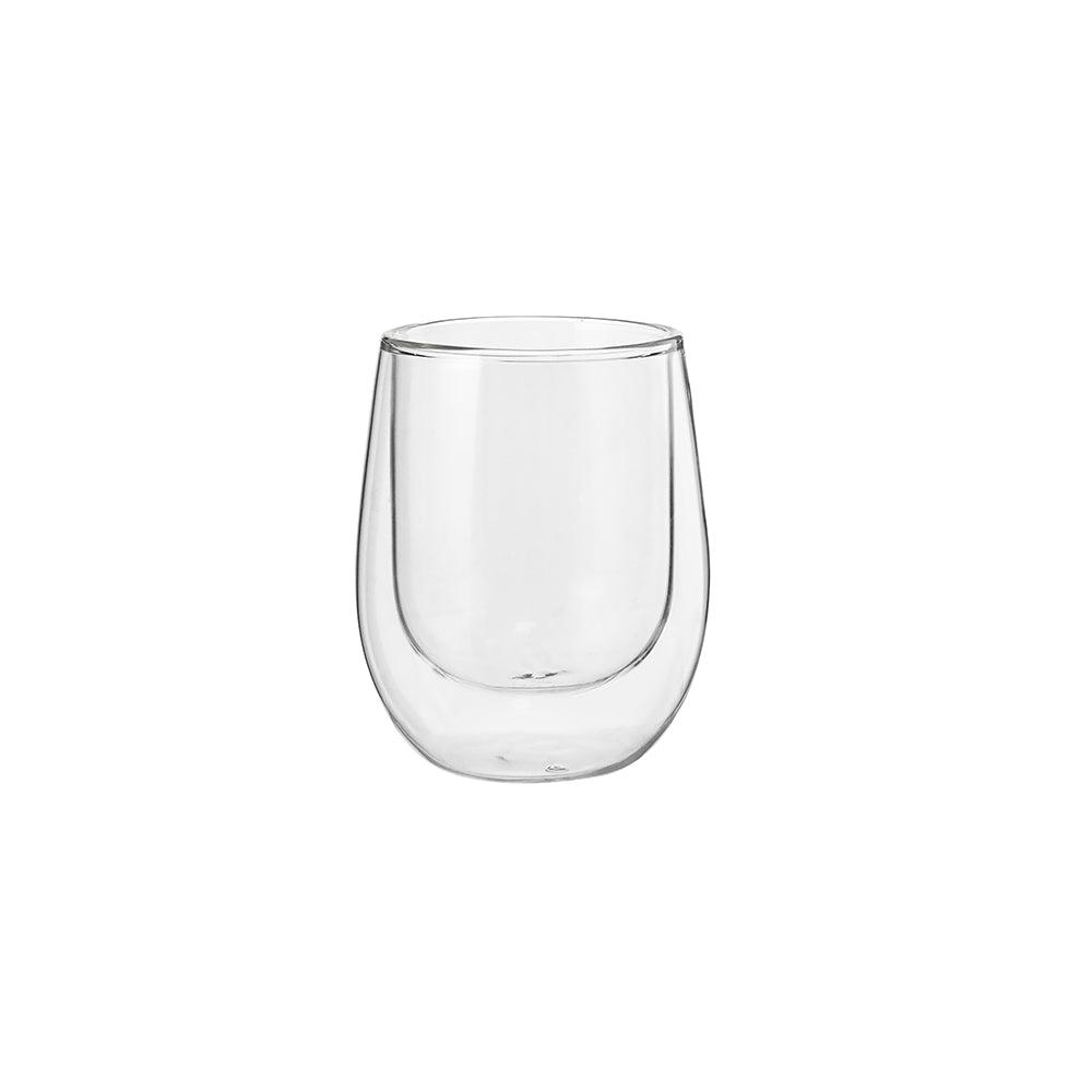 Copo Vidro 07.5x11cm 280ml Dupla Camada AROMA 1un