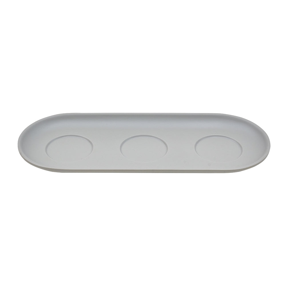 Travessa Molheiras 27x11x1.75cm Melamina AQUA GREY 1un