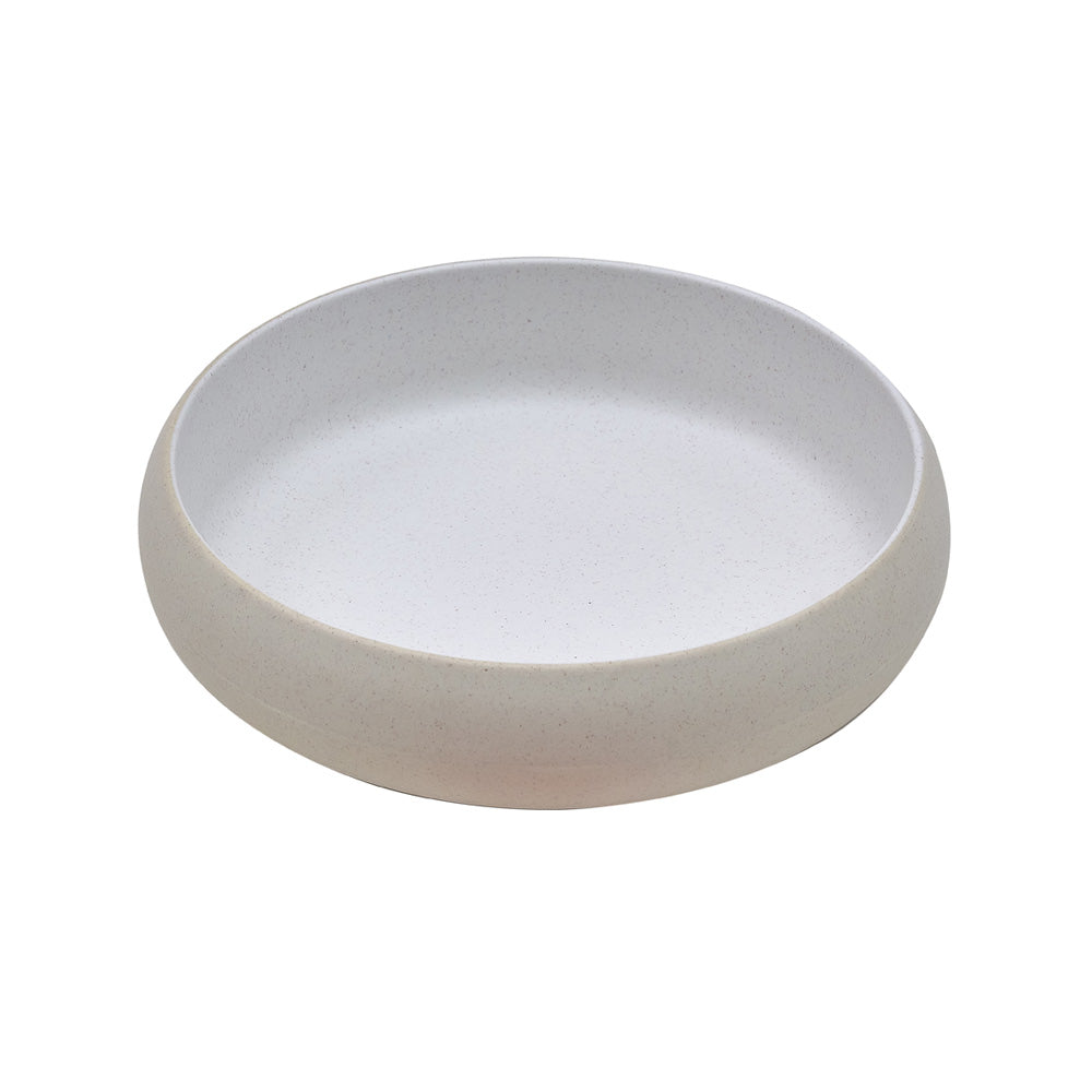 Tigela 23x5.5cm Melamina Redonda MICHELIN SAND/WHITE 1un