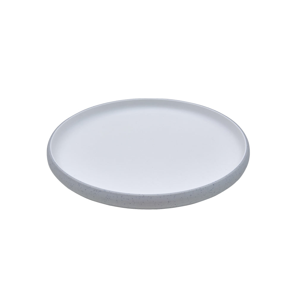 Prato 27x2.5cm Melamina Redondo MICHELIN GREY/WHITE 1un