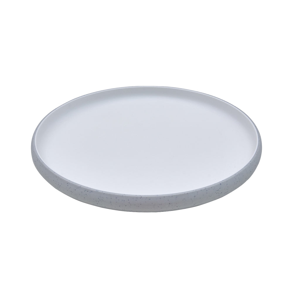 Prato 27x2.5cm Melamina Redondo MICHELIN GREY/WHITE 1un
