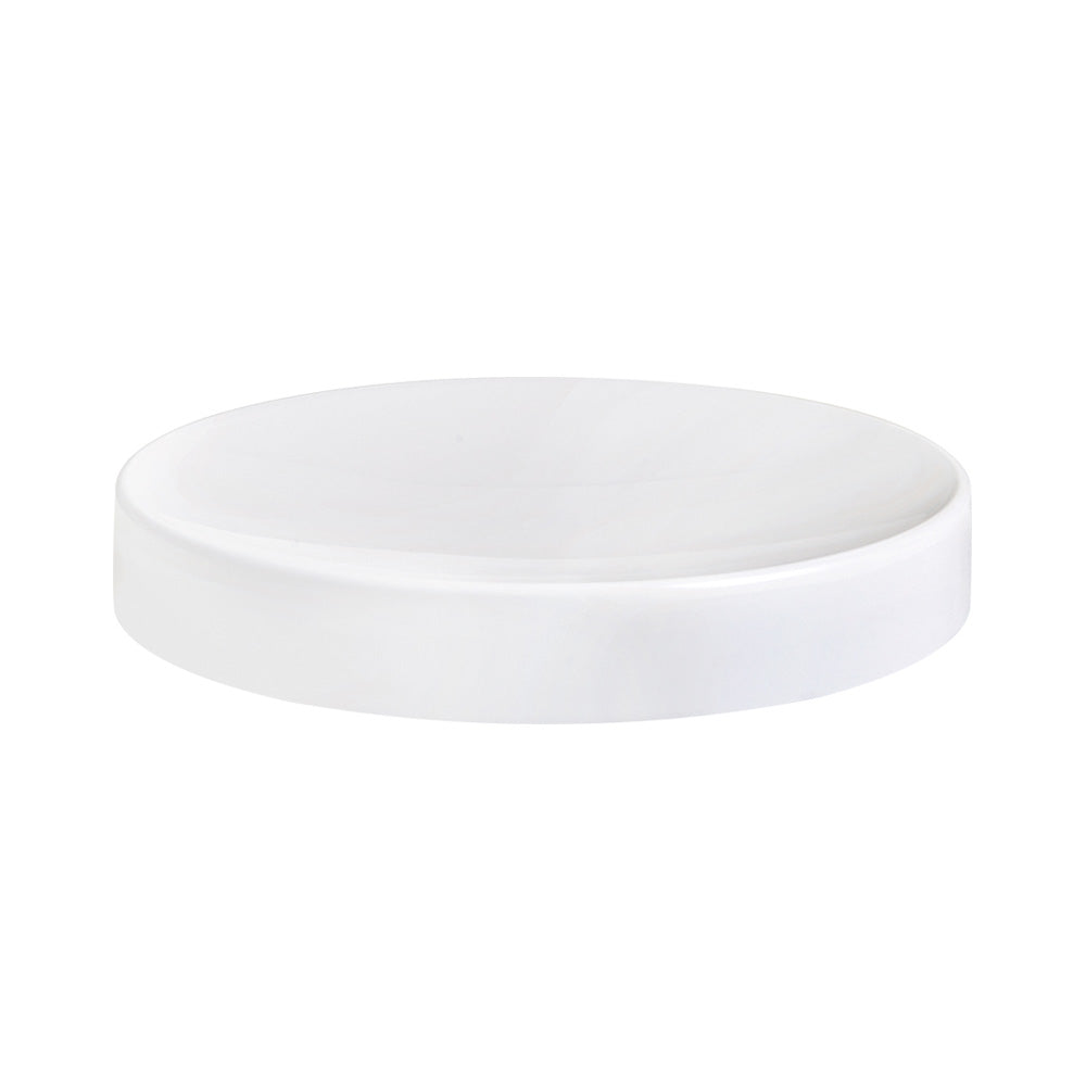 Prato 24x3.6cm Melamina Redondo ESSENTIA Branco 1un
