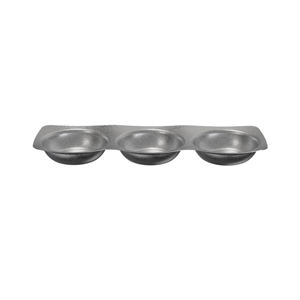 Prato 26.6x9.2x2.6cm 3 Molheiras ACERO INOx 1un