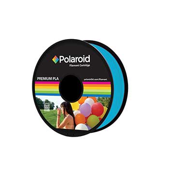 Filamento Universal PLA 1.75mm Polaroid 1Kg Azul Claro
