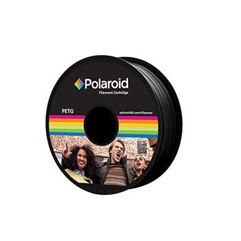 Filamento Universal PETG 1.75mm Polaroid 1Kg Preto