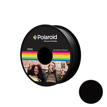 Filamento Universal PETG 1.75mm Polaroid 1Kg Preto