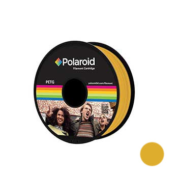 Filamento Universal PETG 1.75mm Polaroid 1Kg Amarelo