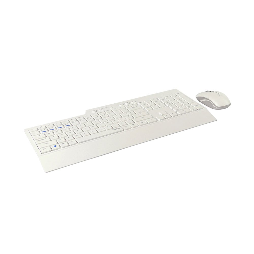 Teclado + Rato Wireless 8200T Branco