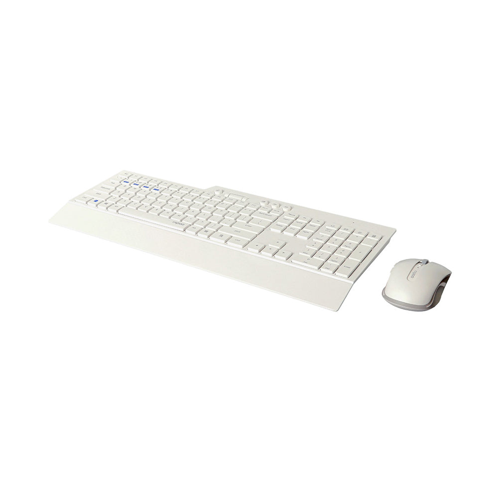 Teclado + Rato Wireless 8200T Branco