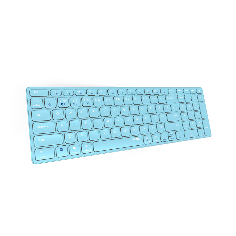 Teclado Wireless E9700M Ultra-Slim Azul