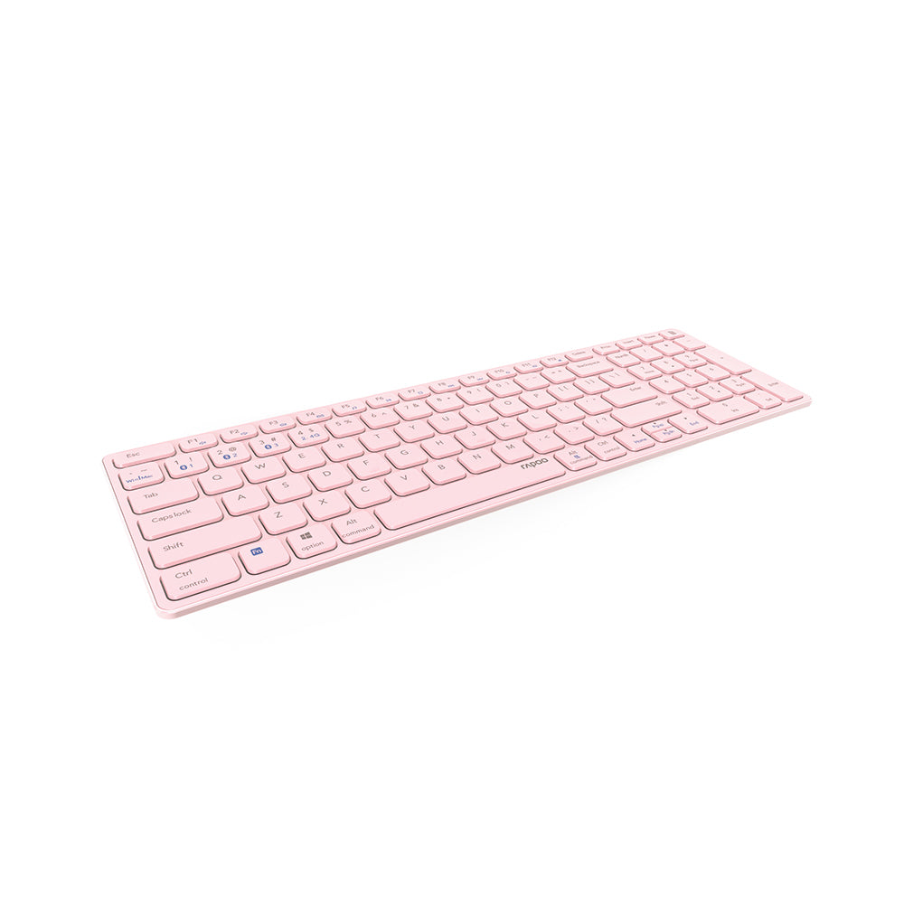 Teclado Wireless E9700M Ultra-Slim Rosa