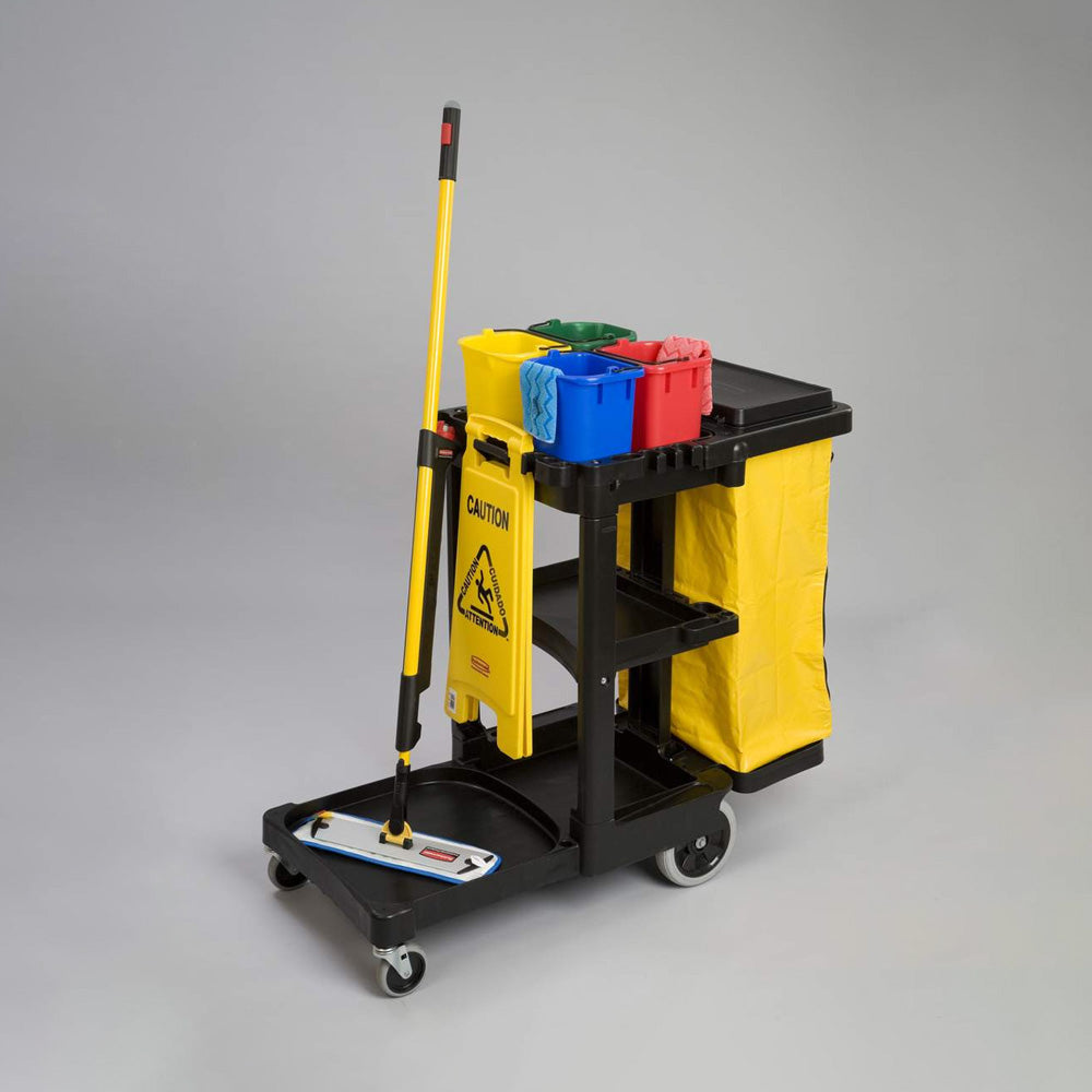 Carro Limpeza com Saco 116,8x55,2x97,5cm Preto