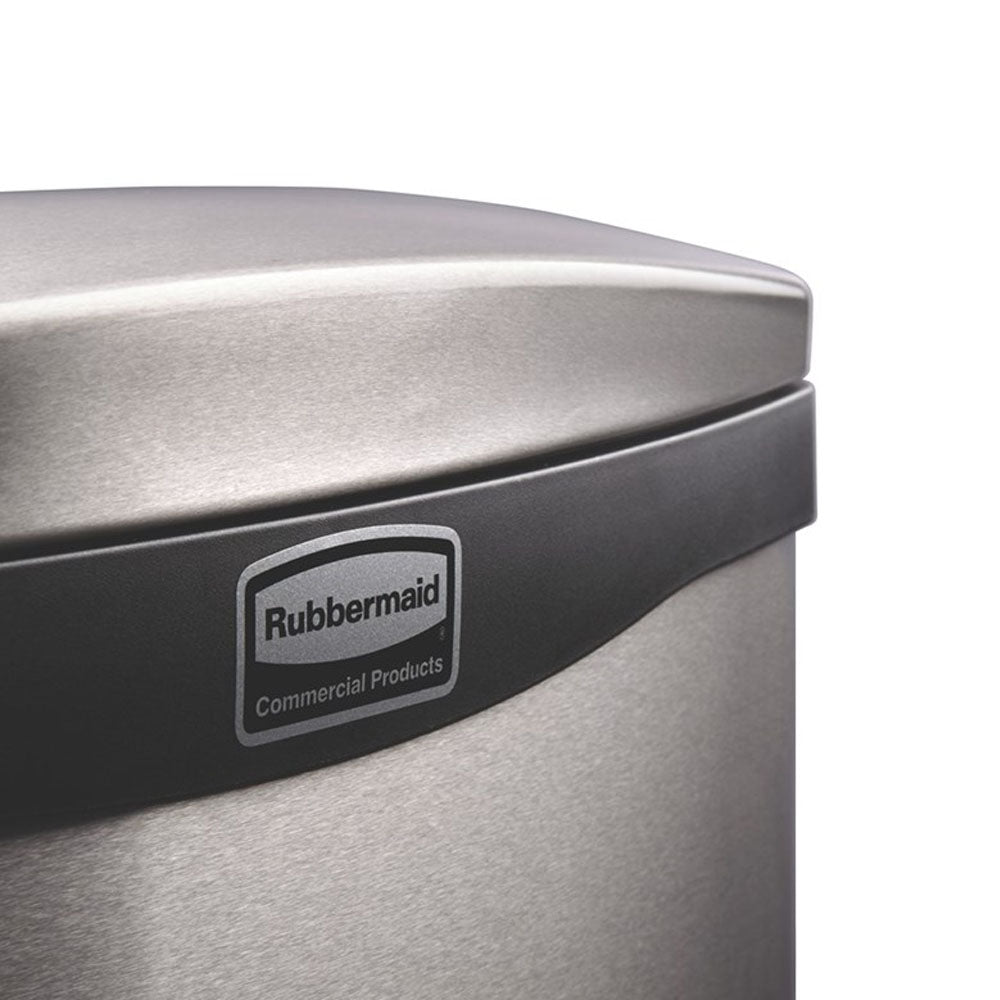 Contentor 50L Inox Duplo Slim Jim Step-On Preto com Pedal
