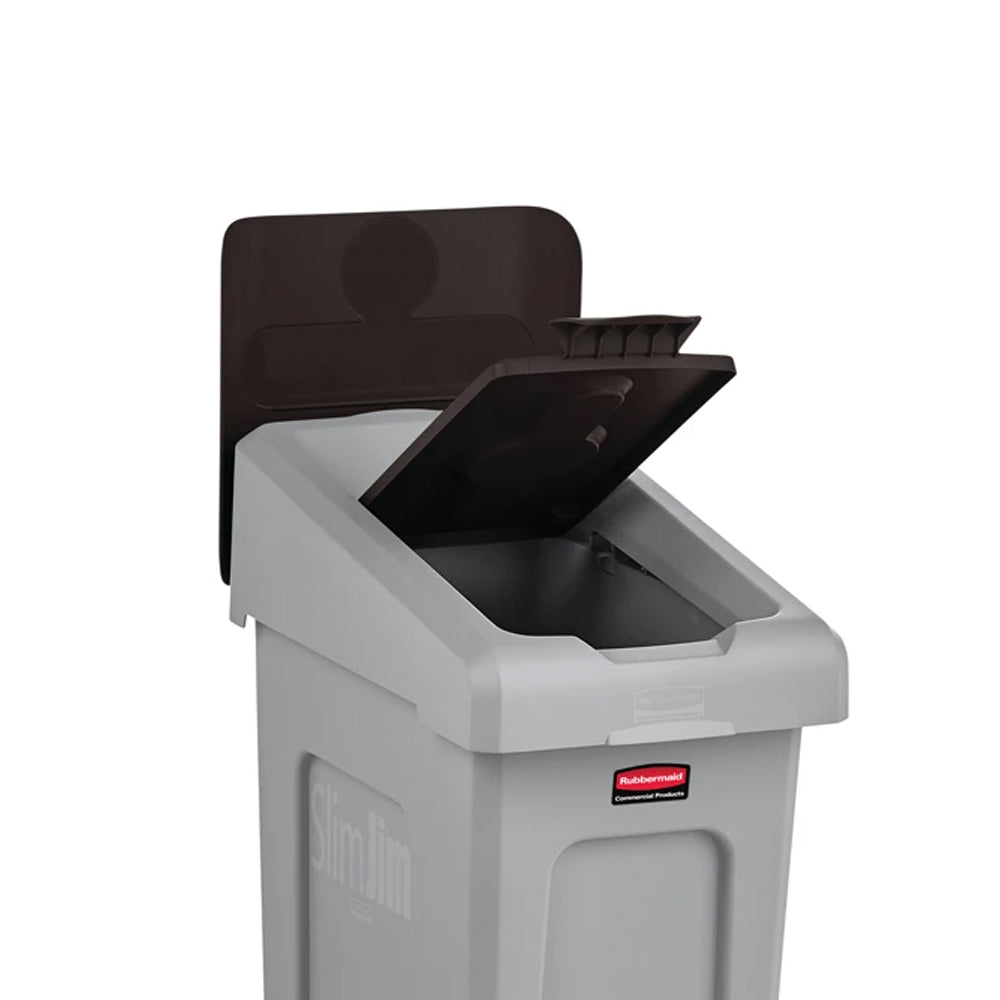 Tampa Slim Jim p/ Kit Reciclagem Fechada Castanho
