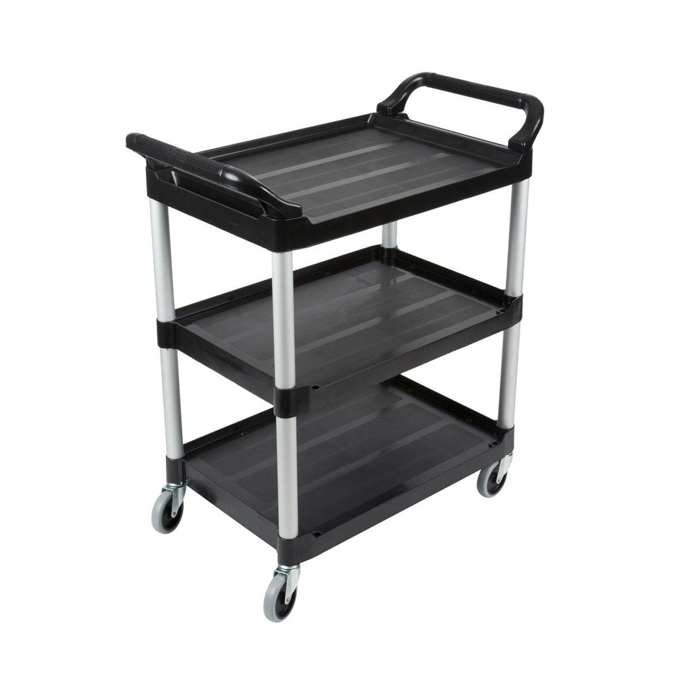 Carro Serviço 85x47x93cm Multiusos 3 Niveis Preto