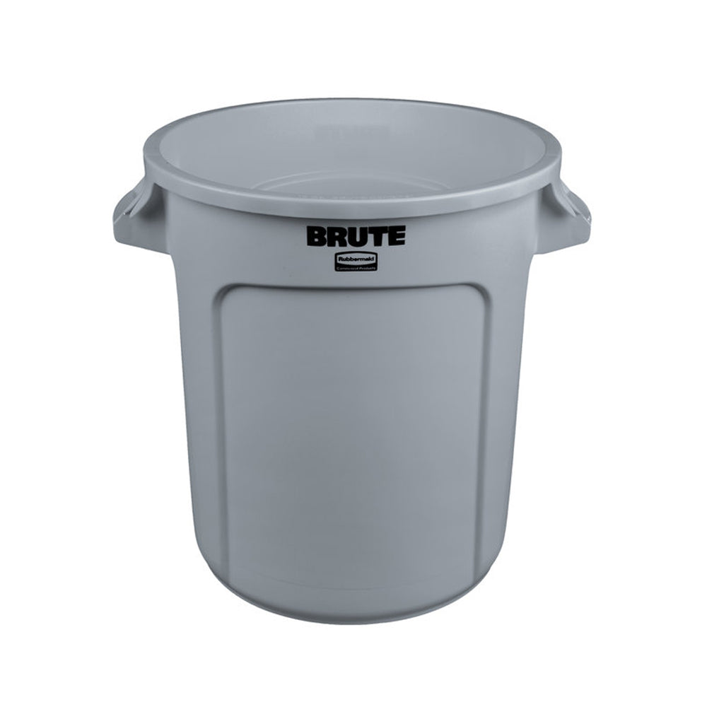 Contentor 38L Plástico Redondo Brute s/Tampa Cinza