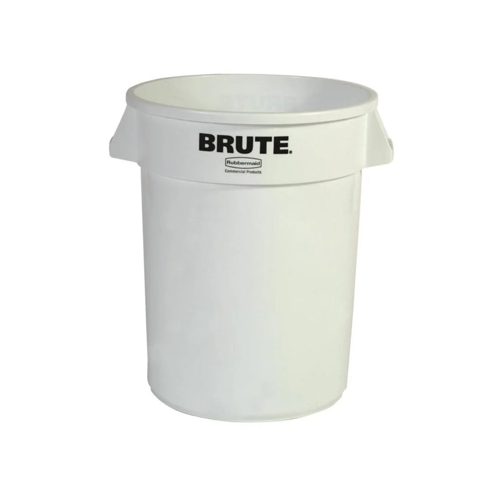 Contentor 121L Plástico Redondo Brute s/Tampa Branco