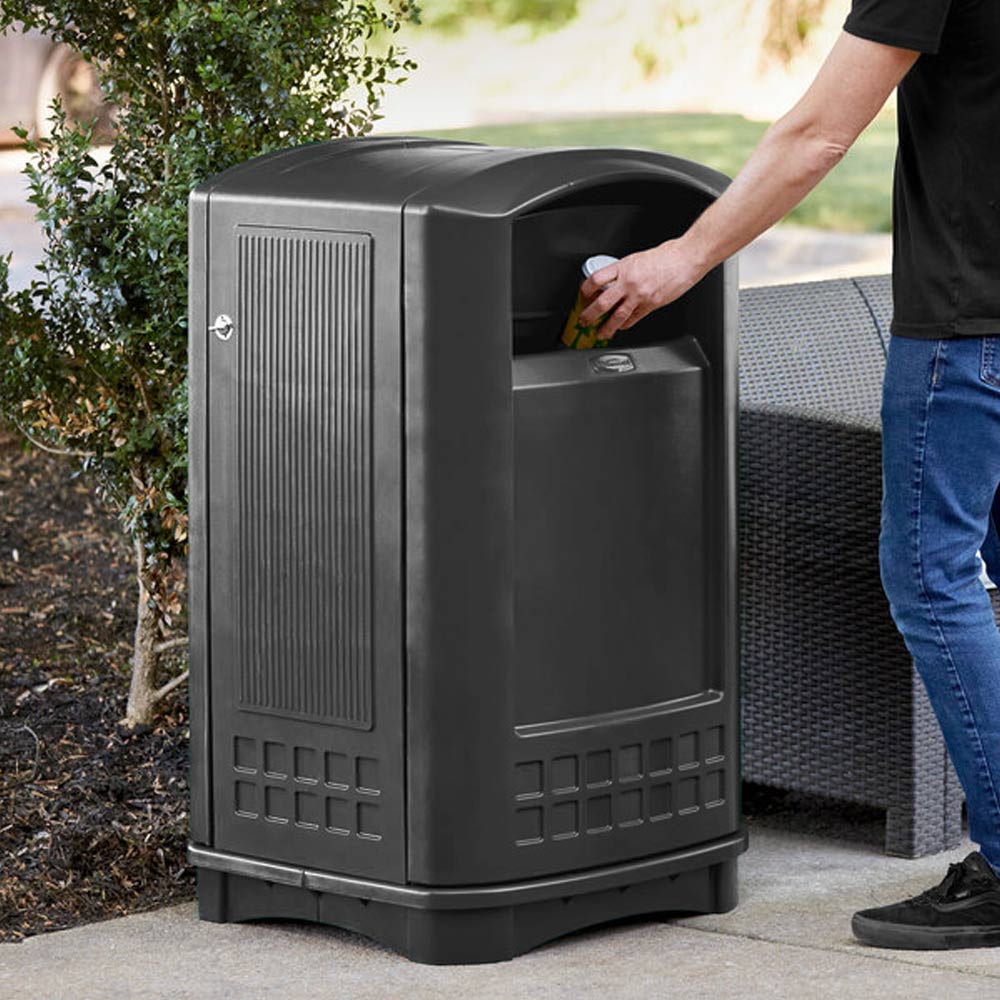 Contentor 189L Plástico Landmark Preto