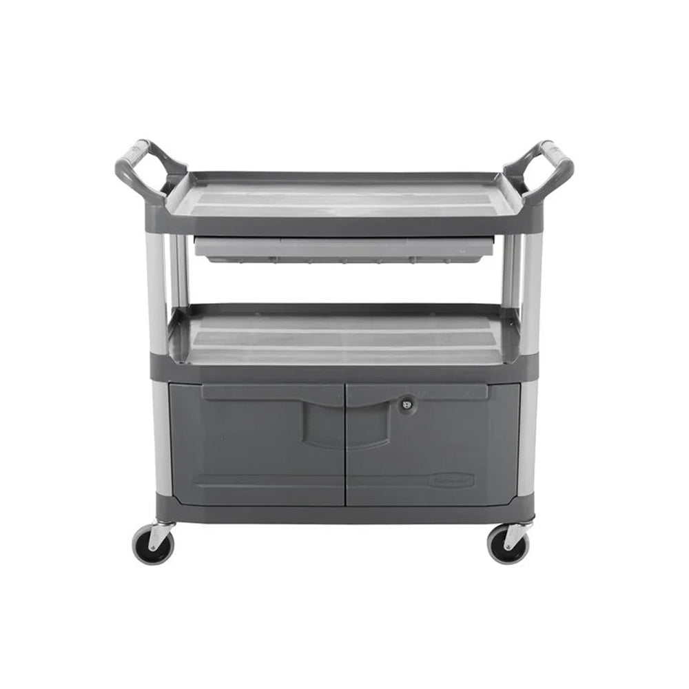 Carro Serviço 103x51x96cm X-Tra Gaveta Armário Cinza