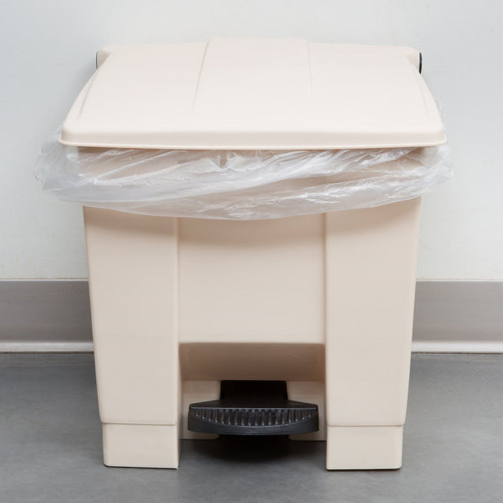 Contentor 30L Plástico Bege com Pedal