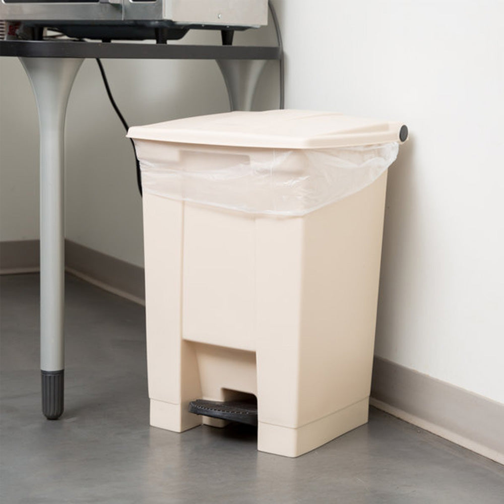 Contentor 45L Plástico Bege com Pedal
