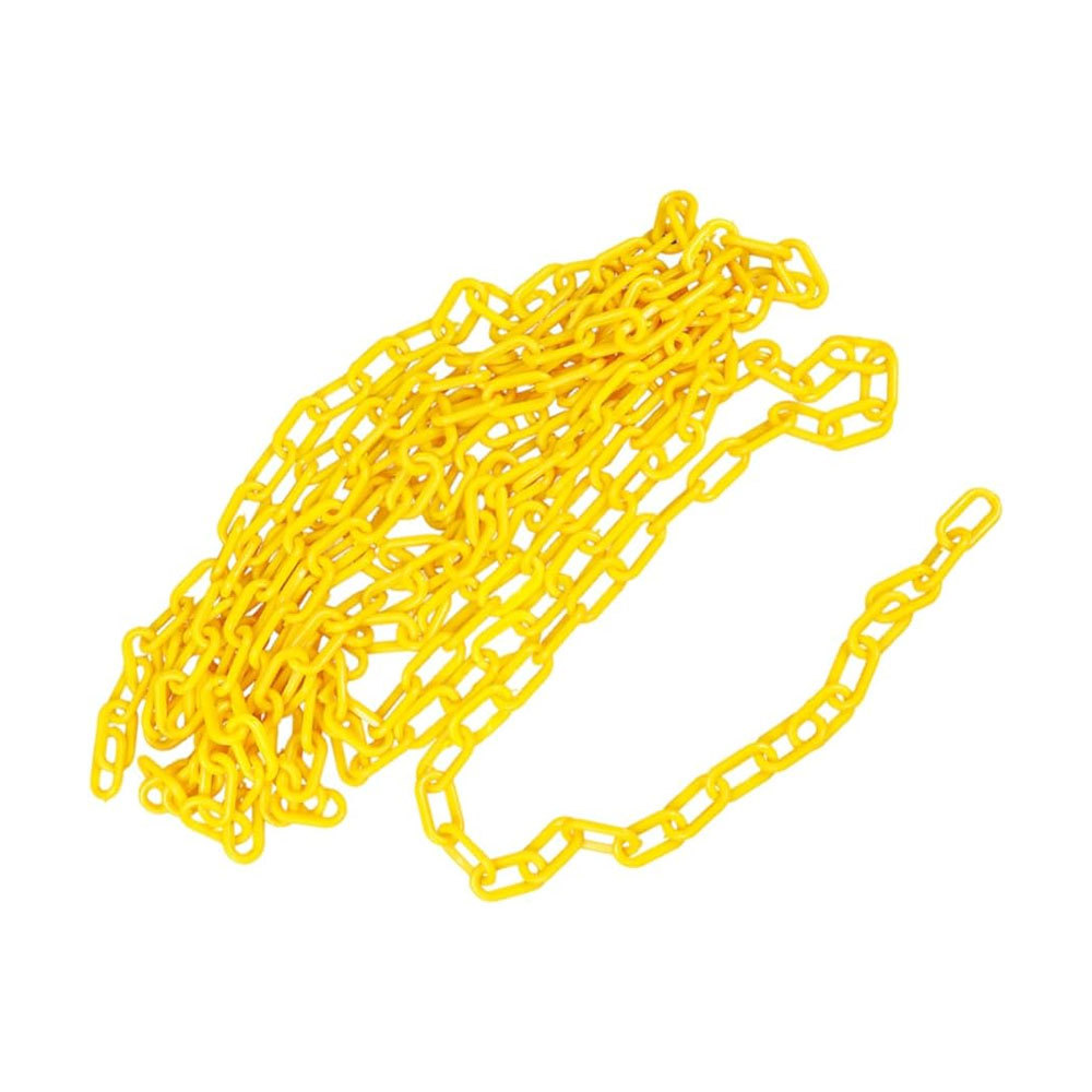 Corrente Plástico Amarelo para Cone Segurança