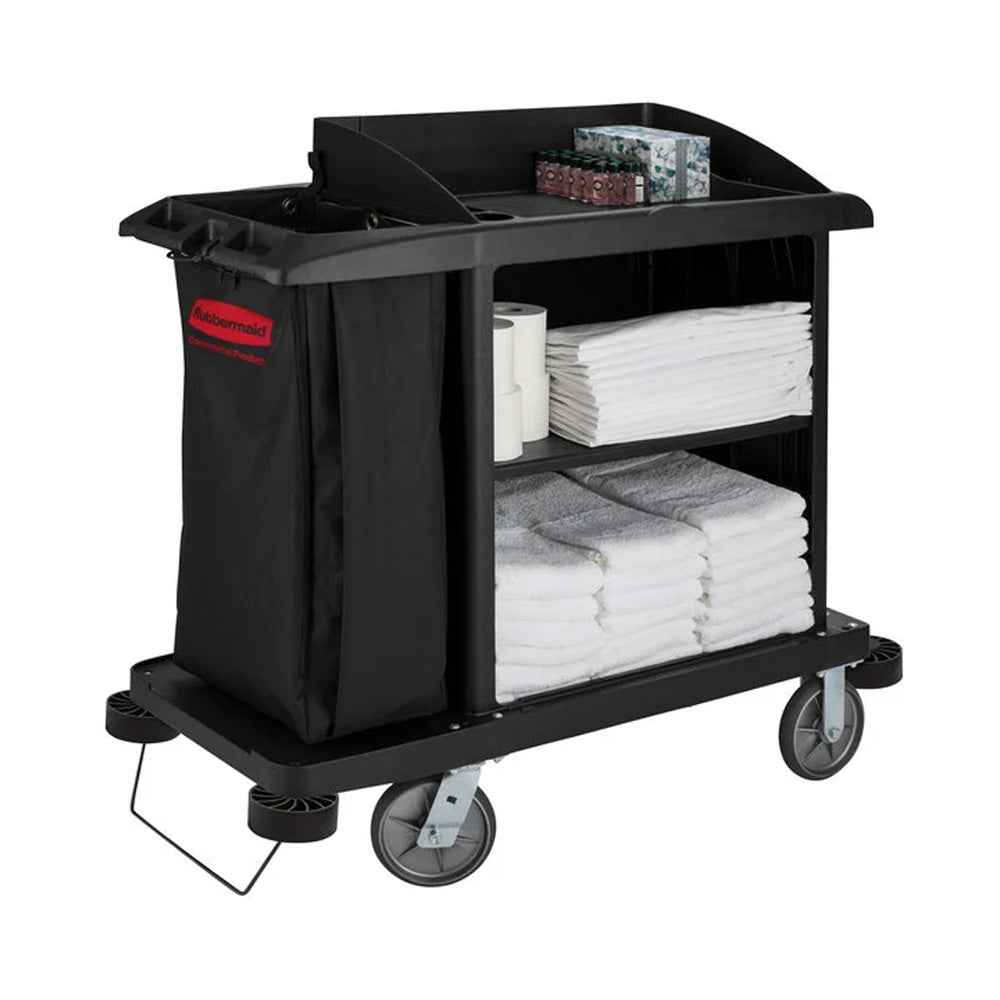 Carro Servico Hotel 124,5x56x127cm  Preto