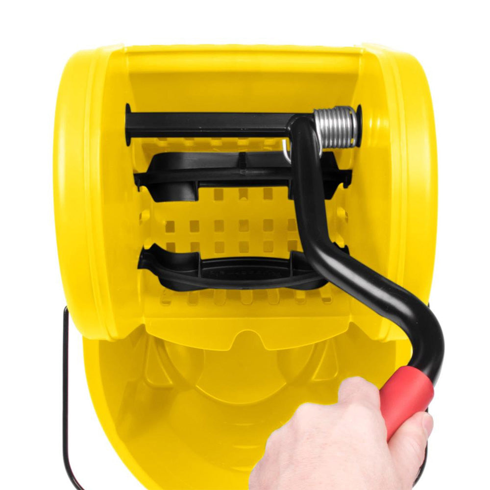 Balde 33 Litros+Prensa Conjunto Combo WaveBrake Amarelo