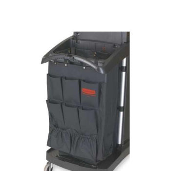 Organizador 9 Bolsas Carro Limpeza Preto