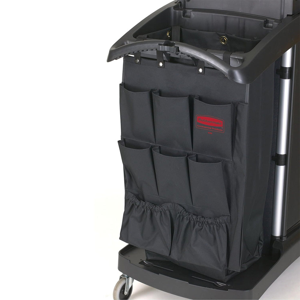 Organizador 9 Bolsas Carro Limpeza Preto