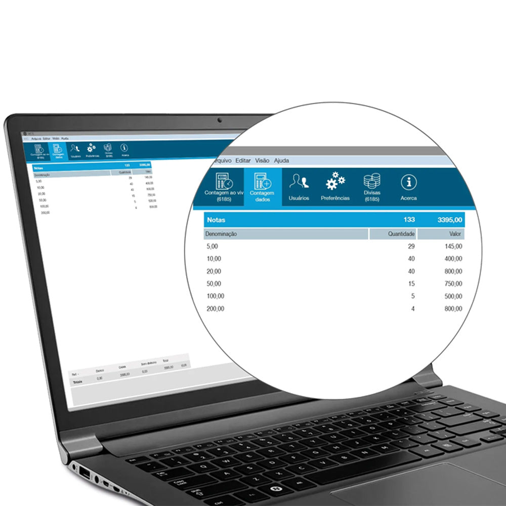 Software SAFESCAN Contadoras 2465/2665/2685/6165/6185