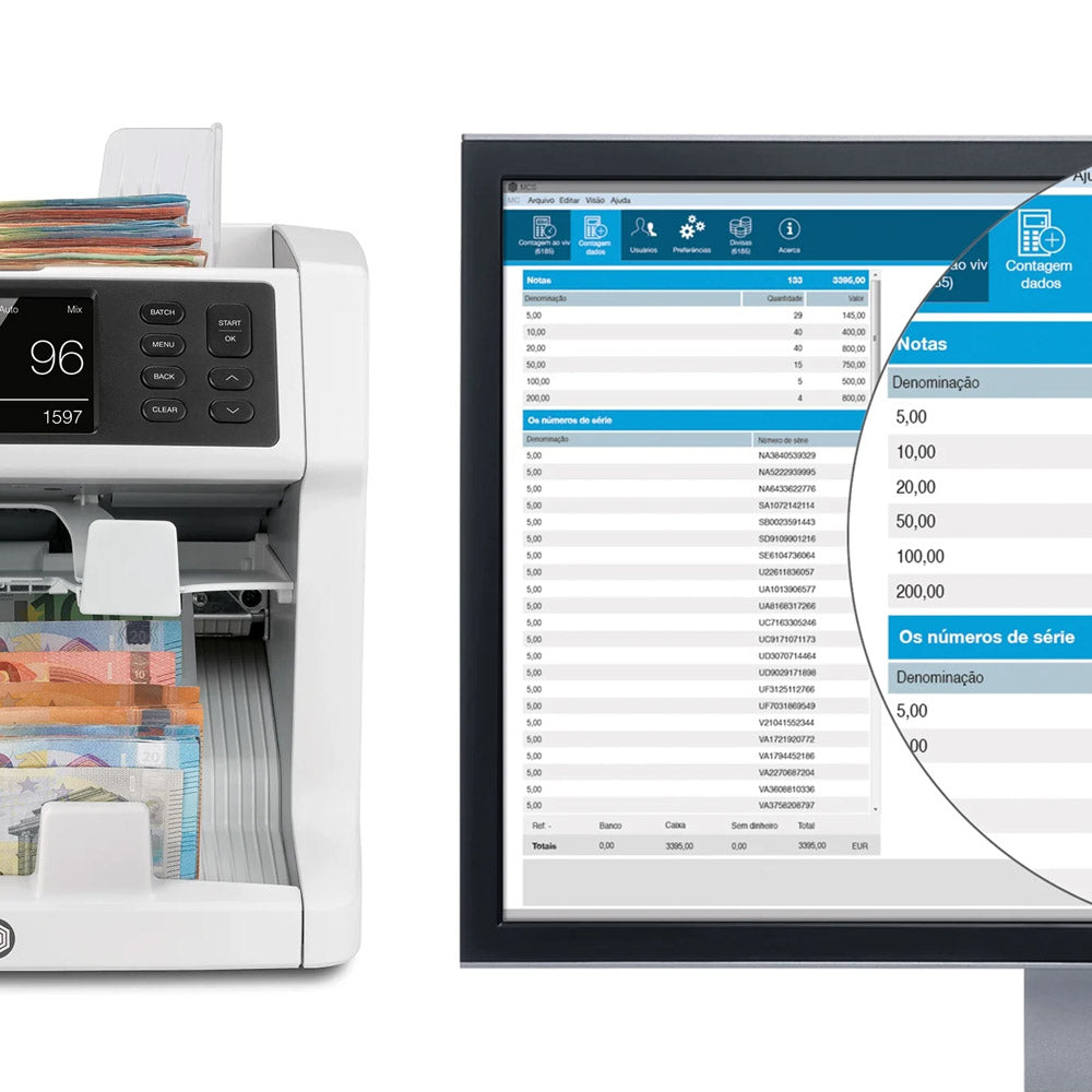 Software SAFESCAN Contadoras 2465/2665/2685/6165/6185