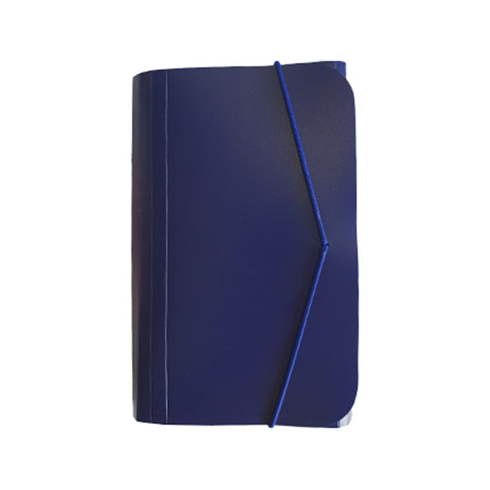 Pasta Classificadora com Fole PP Elásticos 178x115mm Azul