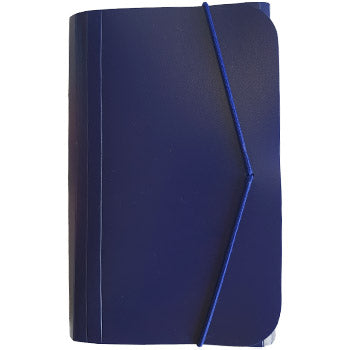 Pasta Classificadora com Fole PP Elásticos 178x115mm Azul