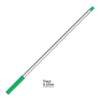 Marcador Fino SmartD Fineliner 0,5mm Verde 12un