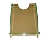 Tabuleiro Secretária Transparente Cristal Verde