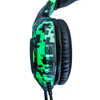 Headphones Gaming SUREFIRE Skirmish JACK 3.5 RGB LED