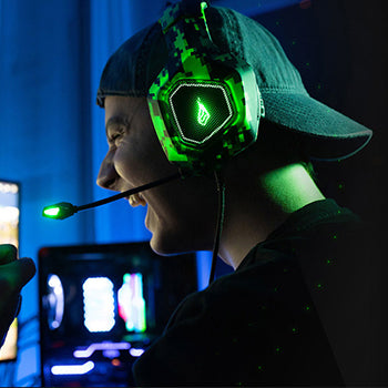Headphones Gaming SUREFIRE Skirmish JACK 3.5 RGB LED