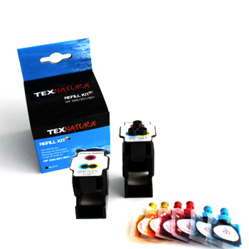 Refill Kit Compatível HP 300 / 301 / 901 3 Cores