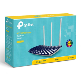 Router AC750 Wireless DualBand 5x10/100 3 Antenas Fixas