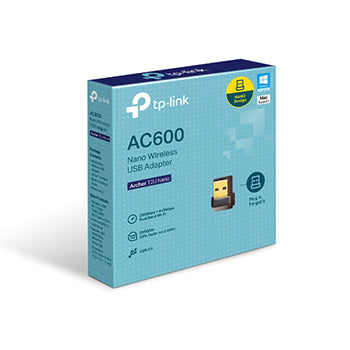 Adaptador USB-A Wireless AC600 Archer T2U Nano