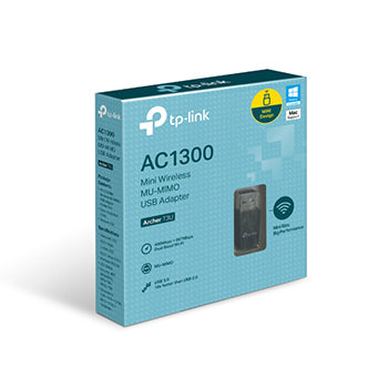 Adaptador USB-A Wireless Dual Band AC1300 867Mbps Archer T3U