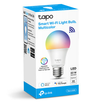 Lâmpada Inteligente Tapo L530E E27 Wifi RGB