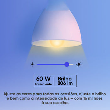Lâmpada Inteligente Tapo L530E E27 Wifi RGB